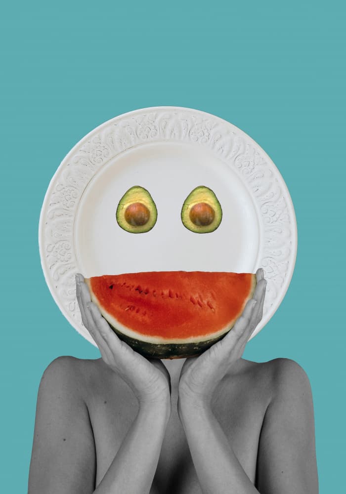Healthy Happy Face by Cesare Bellassai Art — canvas wall art