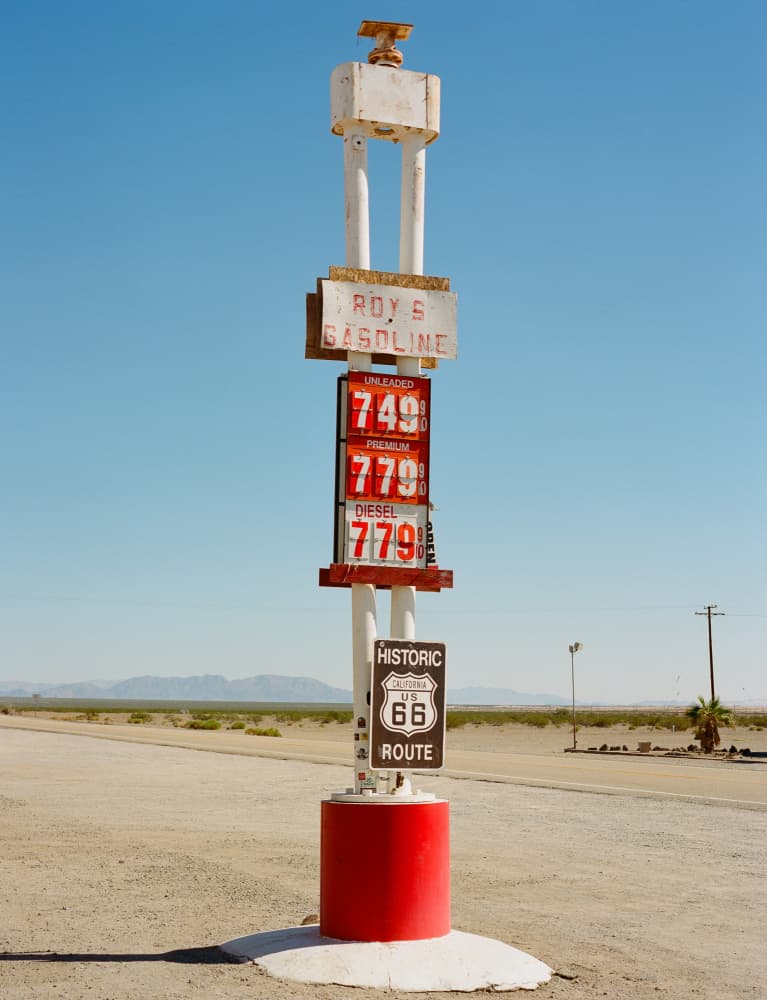 Historic Route 66 Sign by Bethany Young — canvas wall art