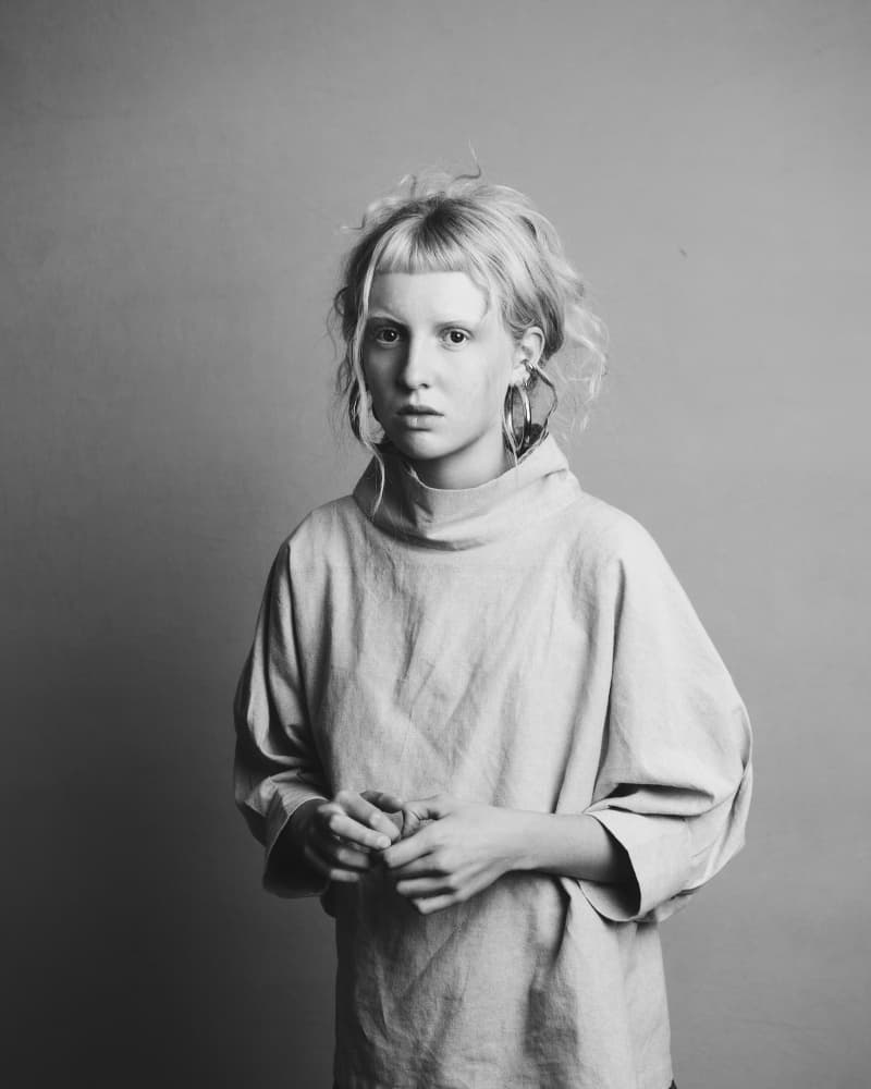 Thoughtful Blonde Portrait by Steffen Lauterbach — canvas wall art