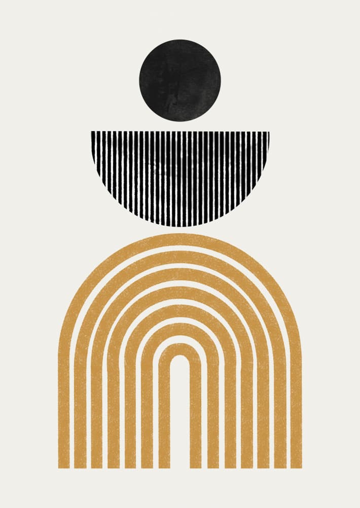 Geometric Harmony by THE MIUUS STUDIO — canvas wall art