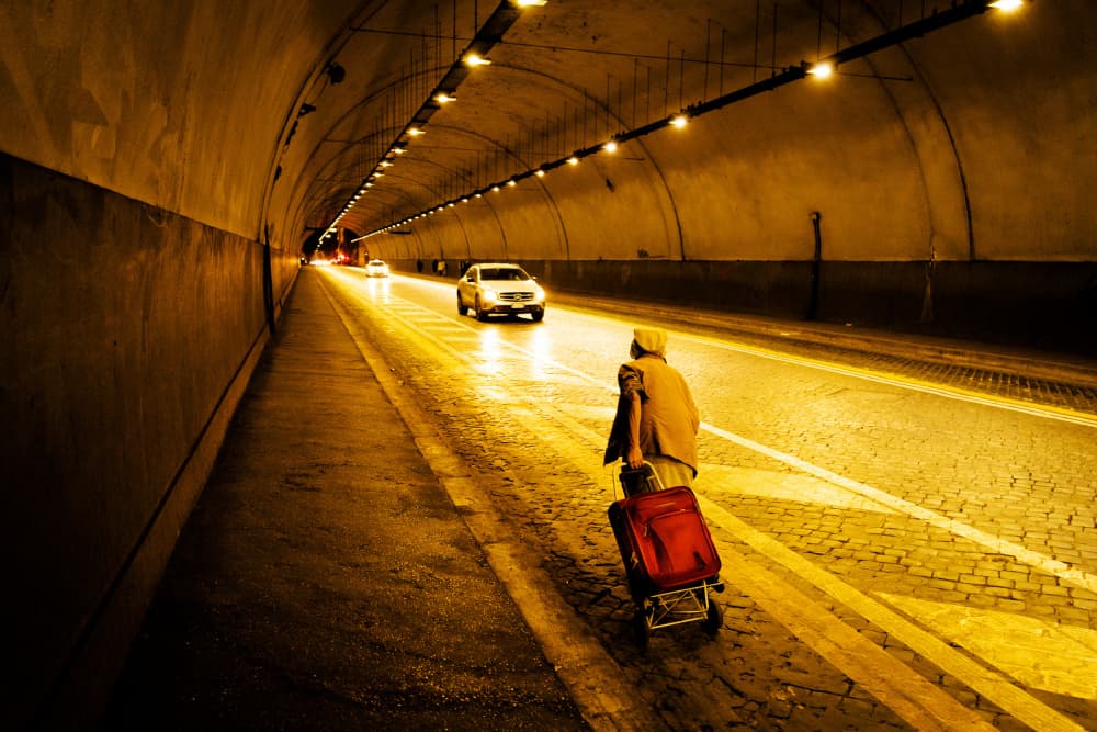 Golden Tunnel Journey by Md. Arifuzzaman — canvas wall art