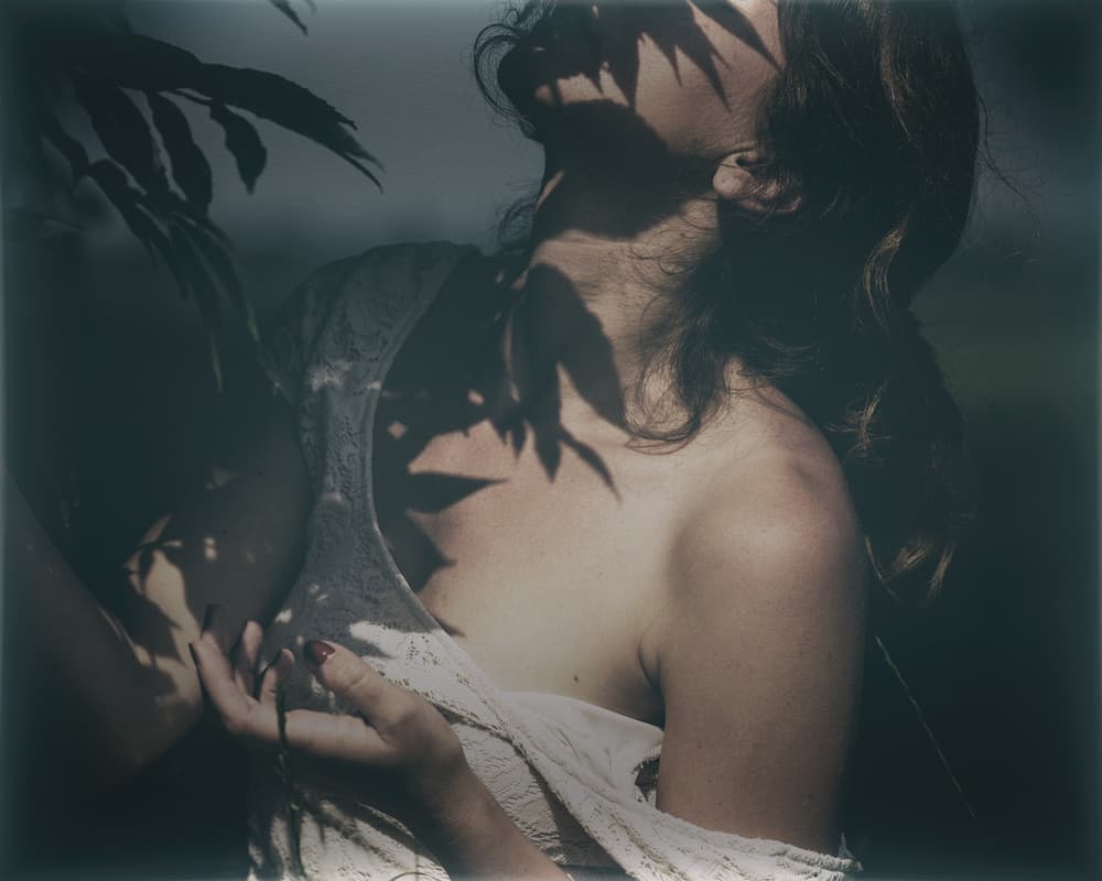 Woman in Dappled Light by Jacob Tuinenga — canvas wall art