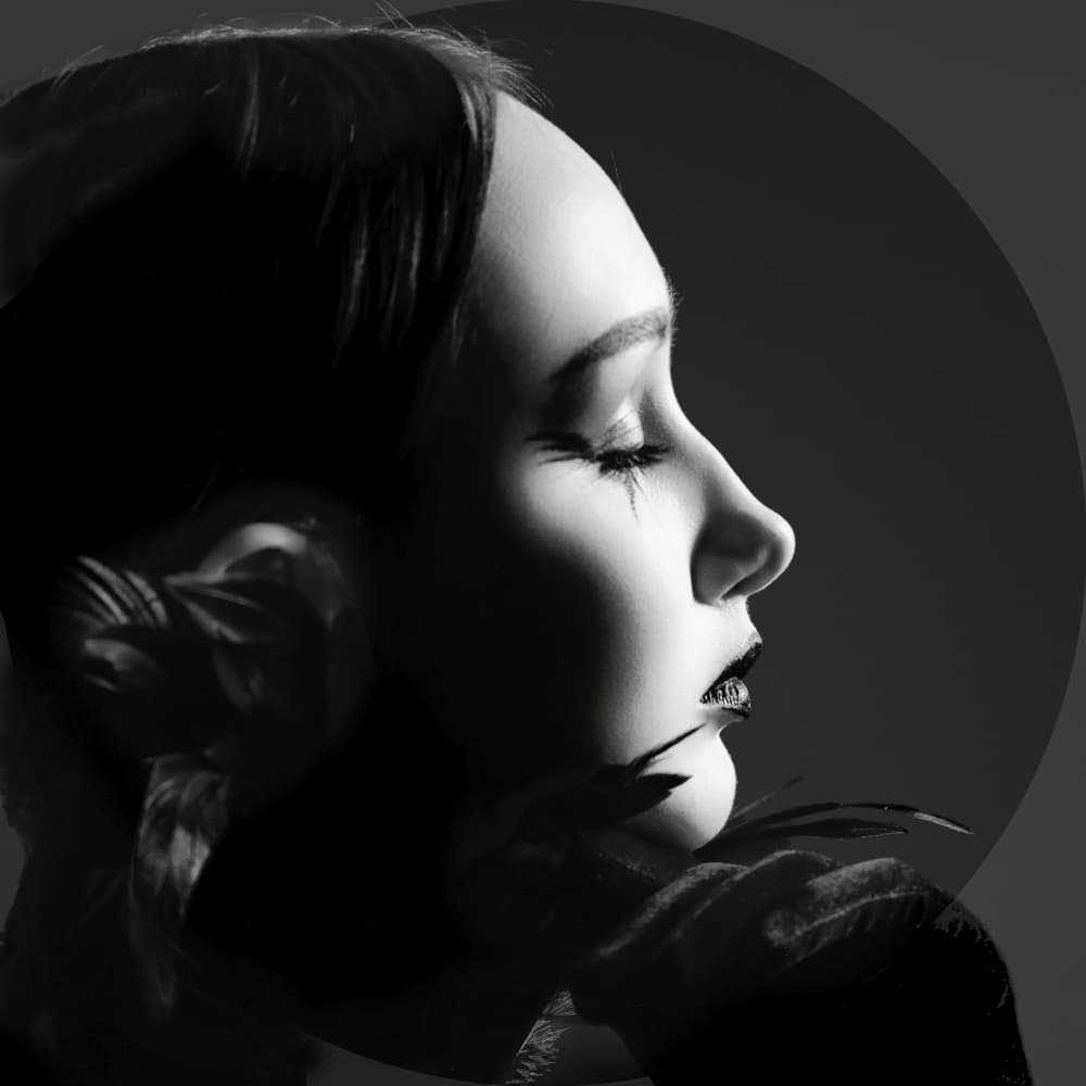 Mysterious Dark Profile by Itzik Rabinovitz — canvas wall art