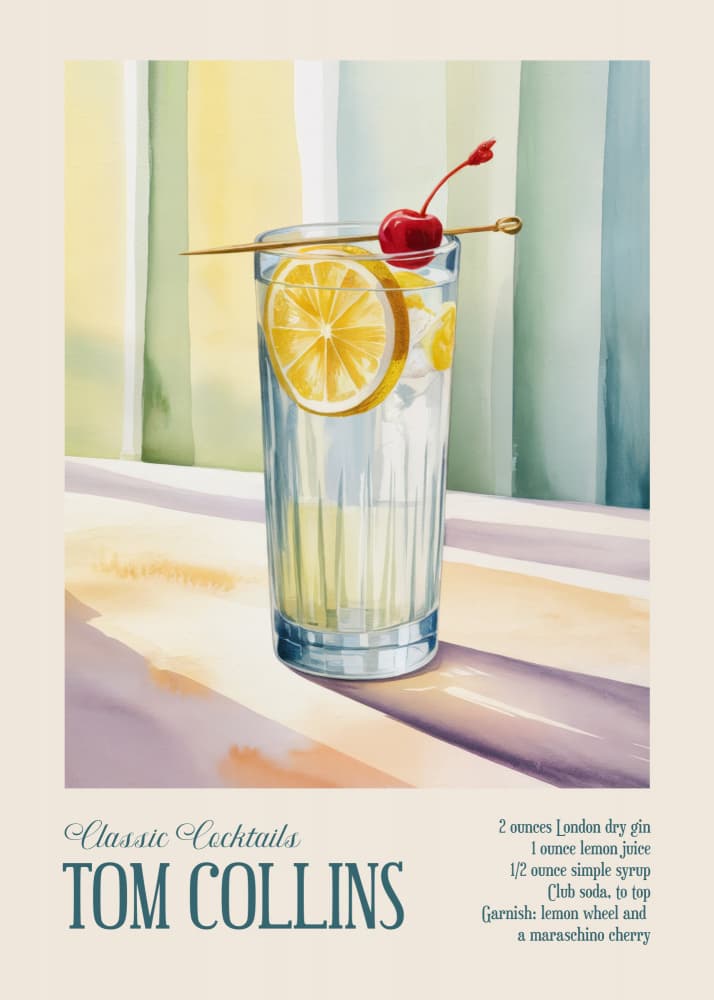 Classic Tom Collins by Andreas Magnusson — canvas wall art