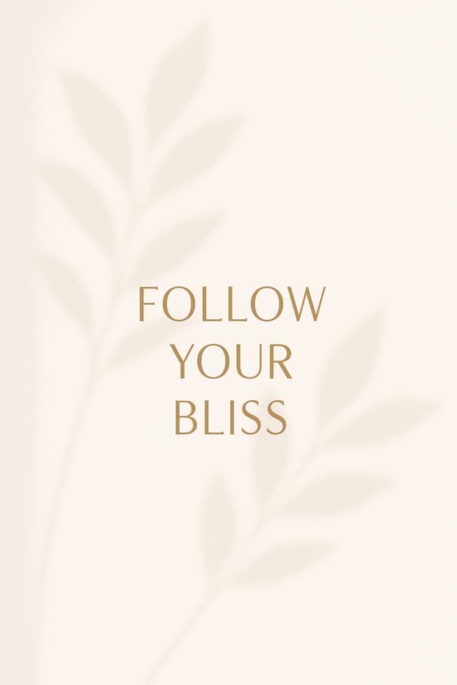 Followyourbliss by Treechild — canvas wall art