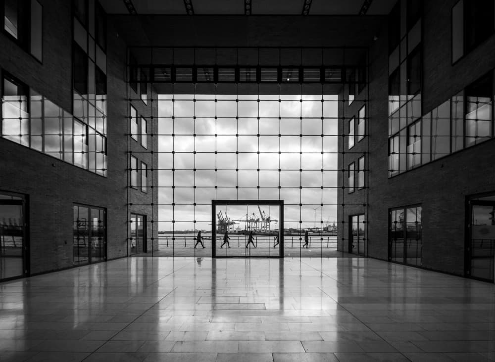 Glass Hallway Movement by Adam Dauria ☂ — canvas wall art