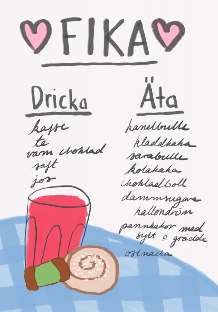 Swedish Fika Treats by Athene Fritsch — canvas wall art