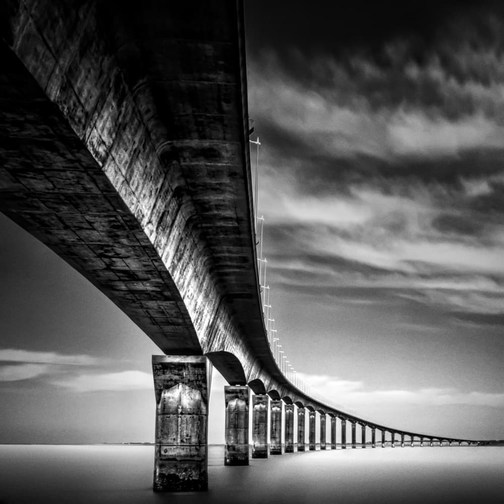 Infinite Bridge Horizon by av peteghium — canvas wall art