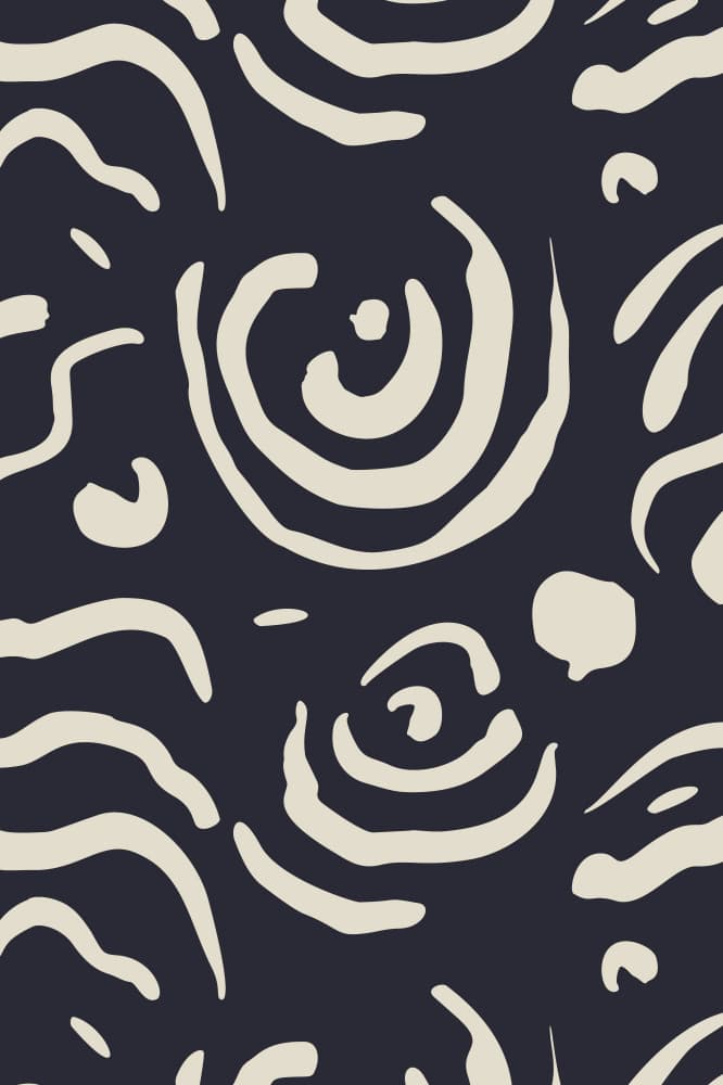 Abstract Organic Swirls by Anna Rose — canvas wall art
