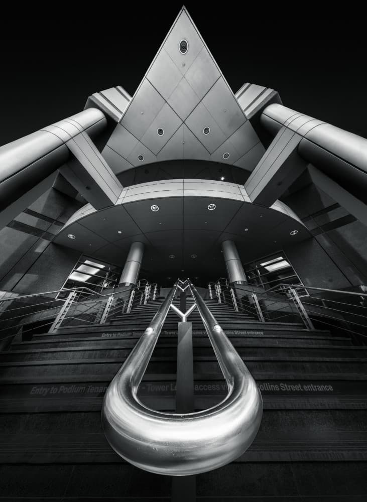 Modern Geometric Climb by David Chiodo — canvas wall art