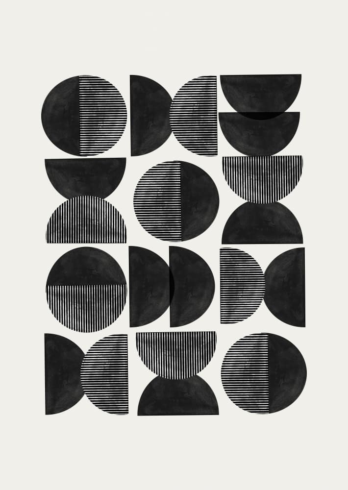 Geometric Rhythm by THE MIUUS STUDIO — canvas wall art