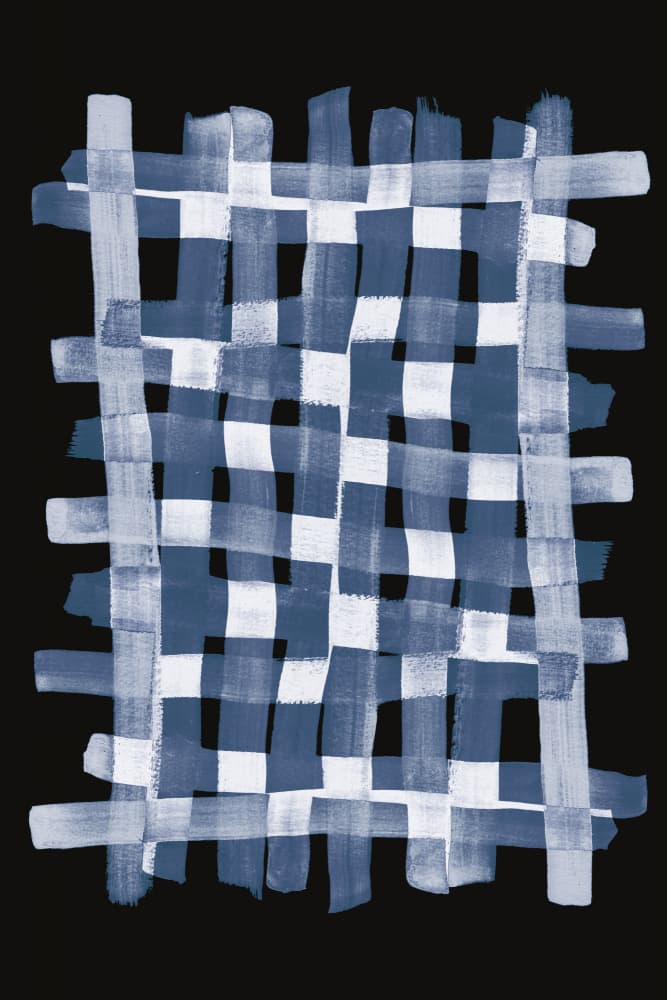 The Grid 5X by Mareike Böhmer — canvas wall art