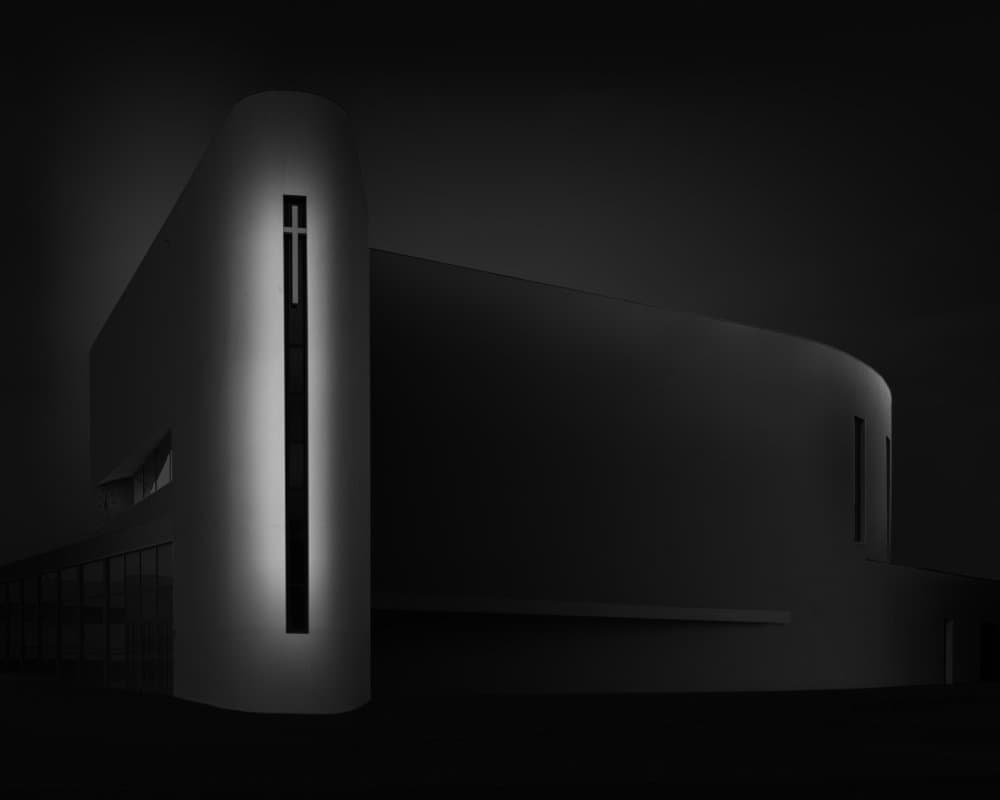 Dark Spiritual Architecture by Olavo Azevedo — canvas wall art