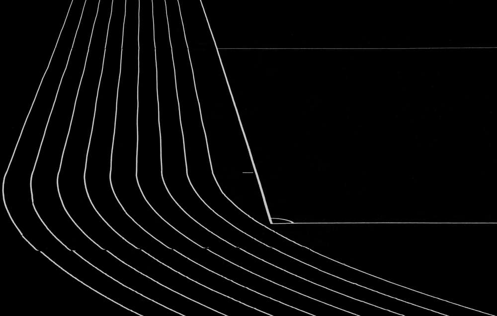 Sleek Flowing Lines by Hans Peter Rank — canvas wall art