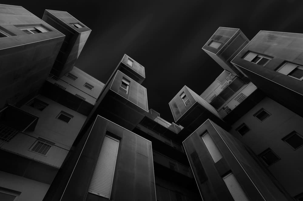 Abstract Architectural Geometry by Alfonso Novillo — canvas wall art