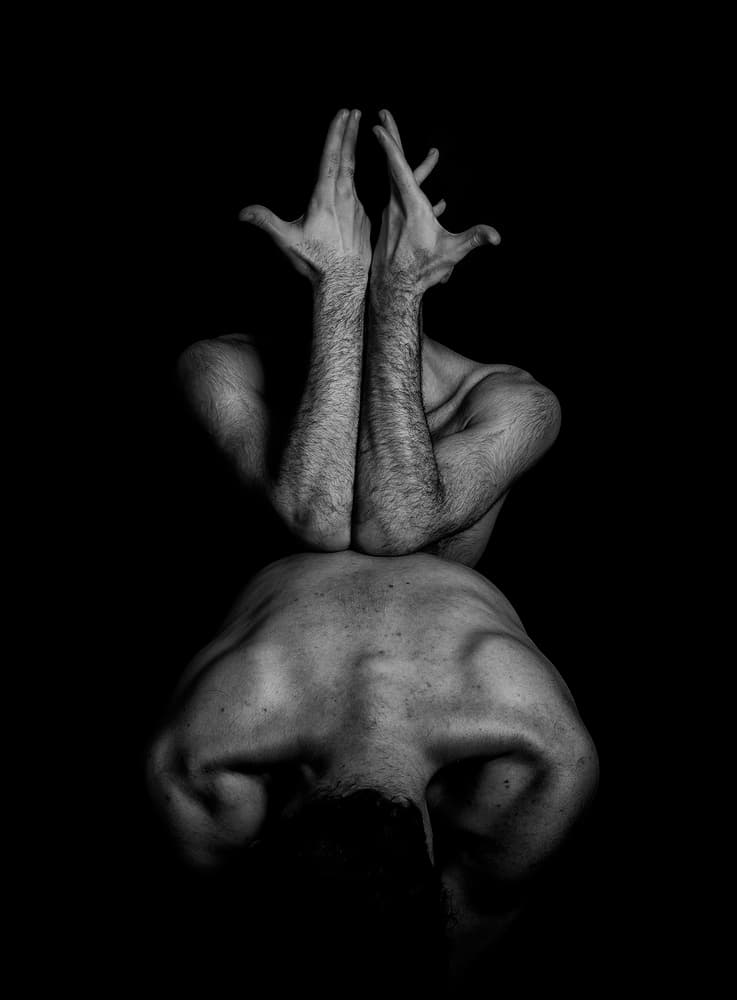 Sculpted Human Form by Babak Haghi — canvas wall art