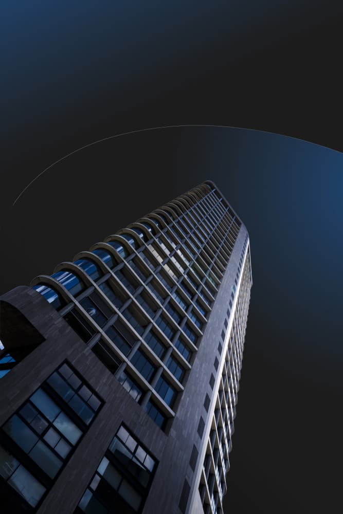Towering Modern Skyscraper by Greetje van Son — canvas wall art