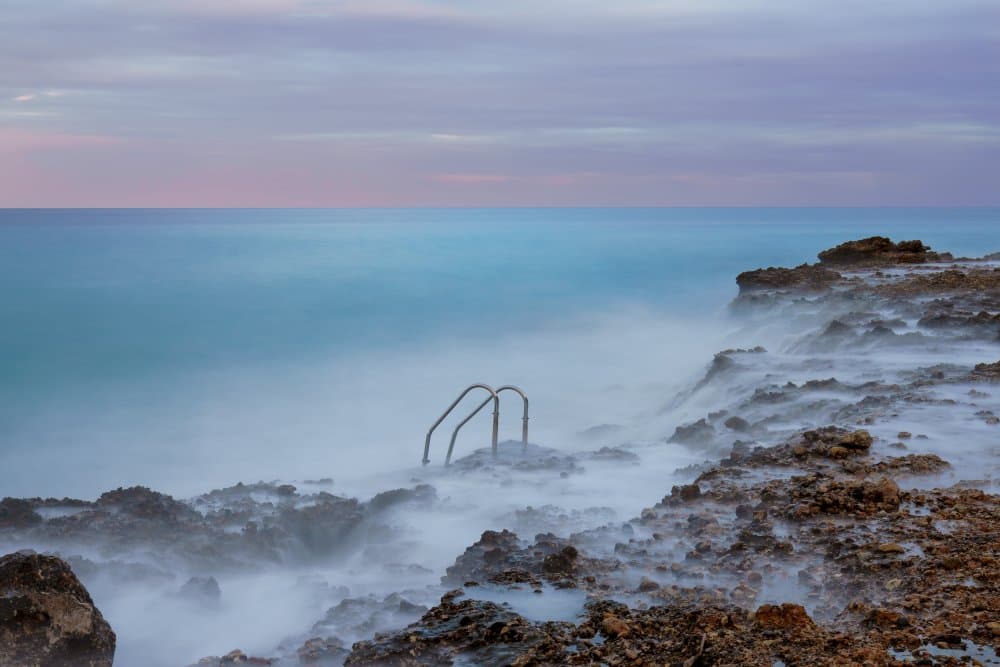 Dreamy Ocean Ladder by Xavi Flores — canvas wall art
