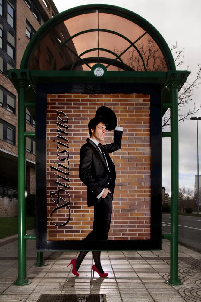 Dapper Man High Heels by Kike Balenzategui — canvas wall art