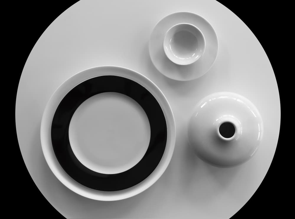 Modern Dining Elegance by Jacqueline Hammer — canvas wall art
