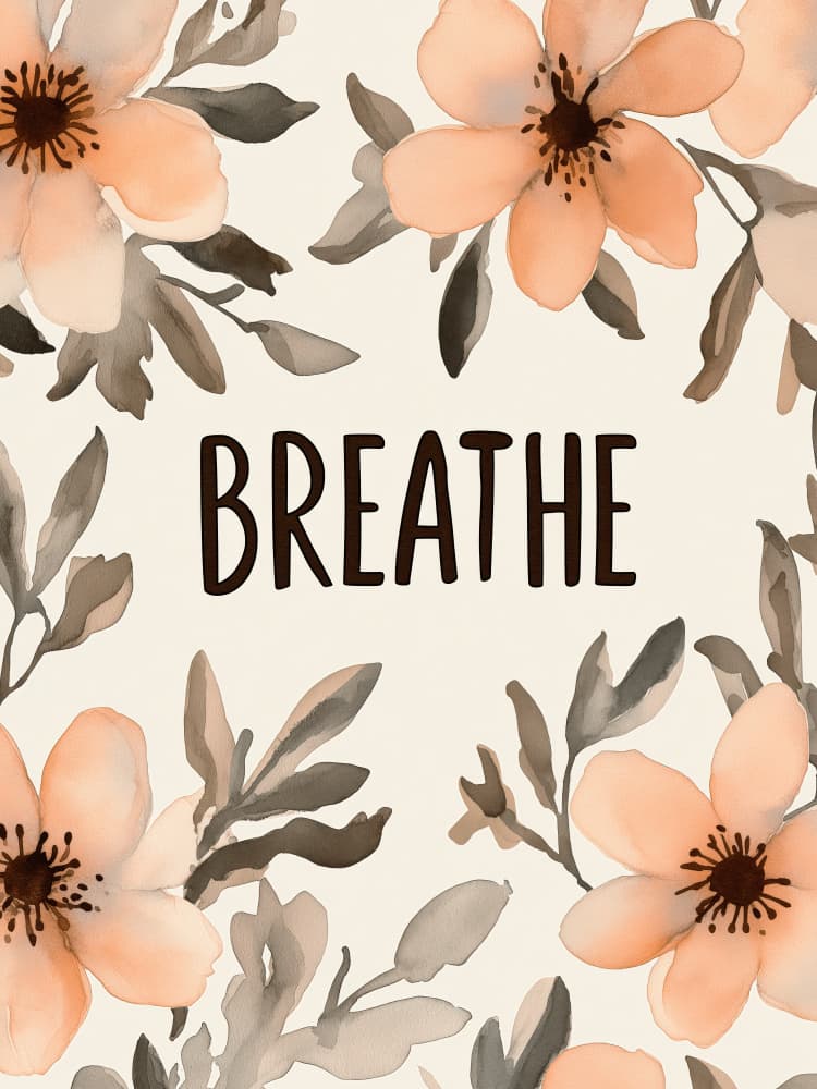 Floral Serenity by Treechild — canvas wall art