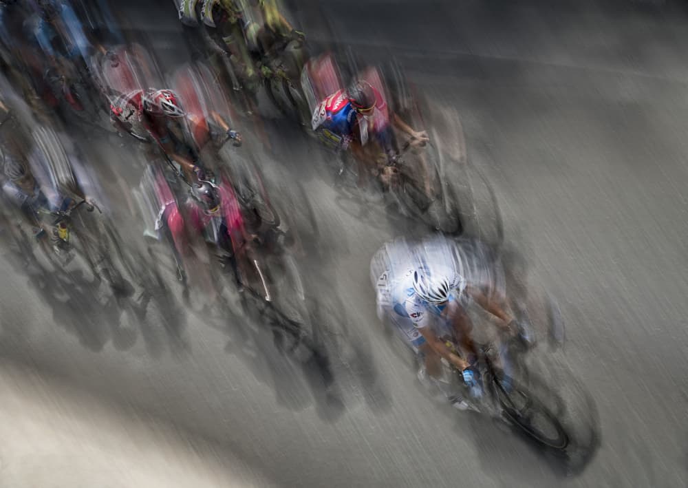 Speeding Cycling Race by Milan Malovrh — canvas wall art