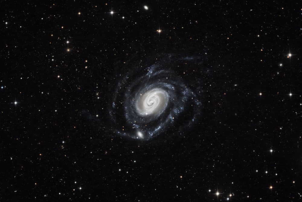 Distant Spiral Galaxy by Vikas Chander — canvas wall art