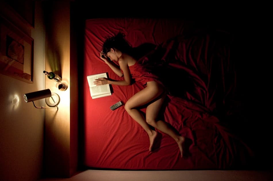 Asleep with a Book by Xavi Cardell — canvas wall art