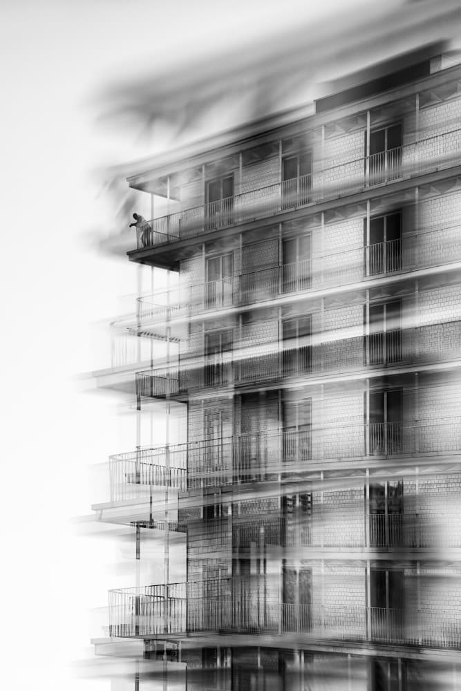 Abstract Building Movement by Jurij Bizjak — canvas wall art