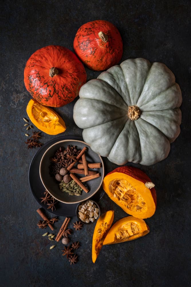 Autumn Pumpkins and Spices by Diana Popescu — canvas wall art