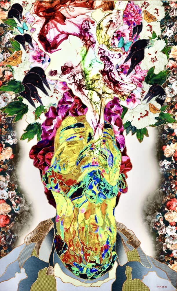 Surreal Flowering Mind by Kostyantin Malginov — canvas wall art