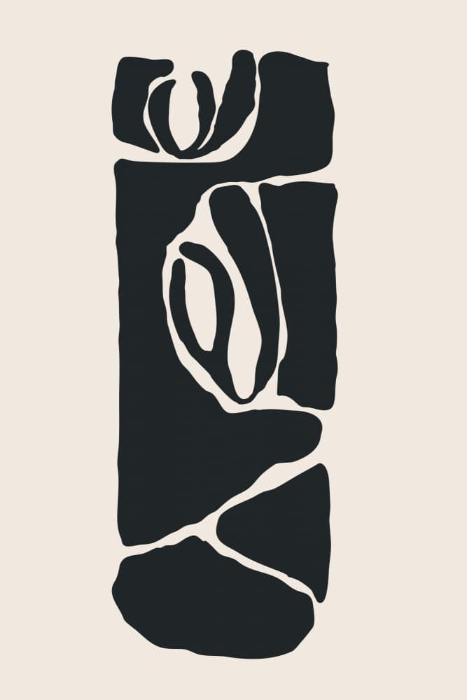 Abstract Organic Flow by jay stanley — canvas wall art