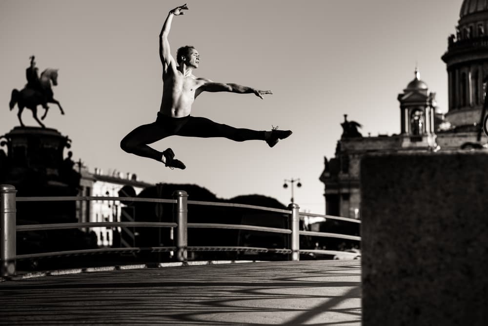 Powerful City Ballet by Photographer — canvas wall art