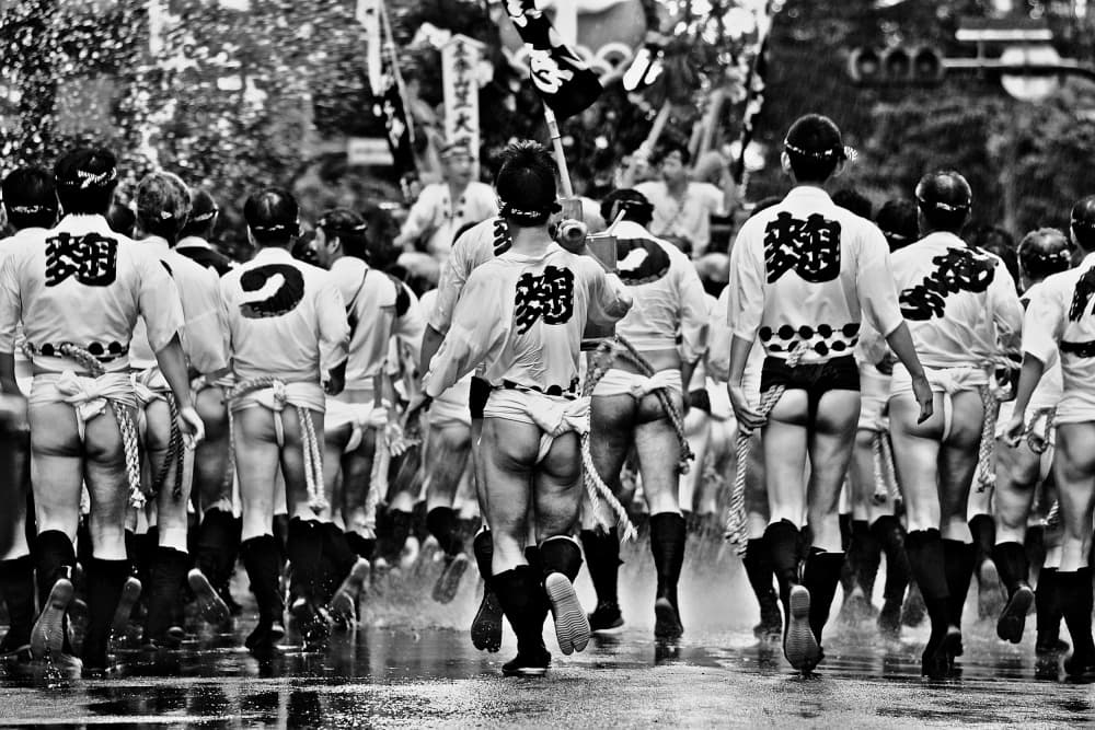 Spirited Japanese Festival by Shinji Isobe — canvas wall art