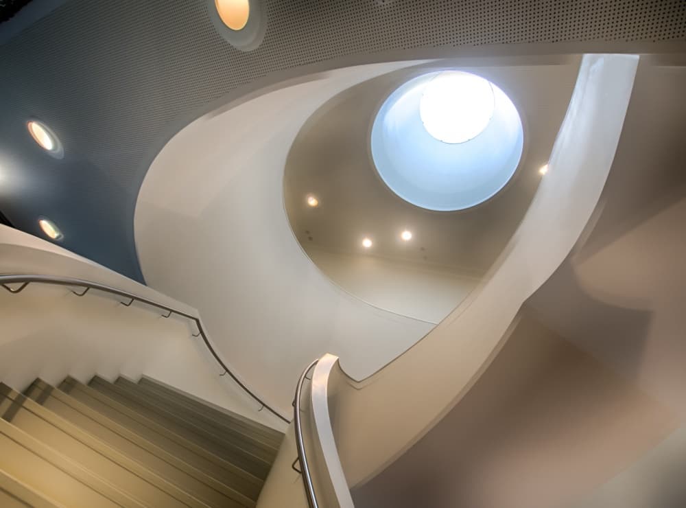 Modern Spiral Skylight by Jaap Koer — canvas wall art