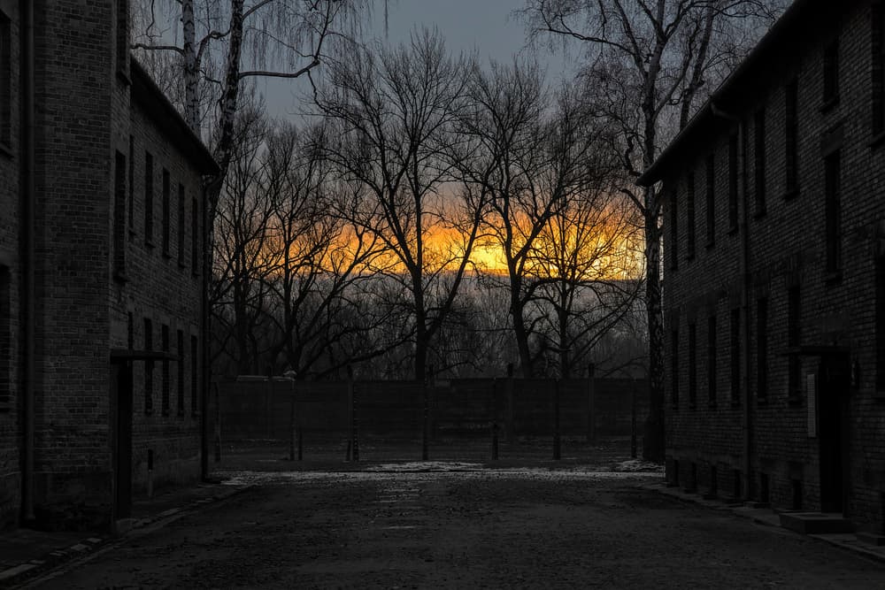 Historic Twilight Glow by Oana Grigore — canvas wall art