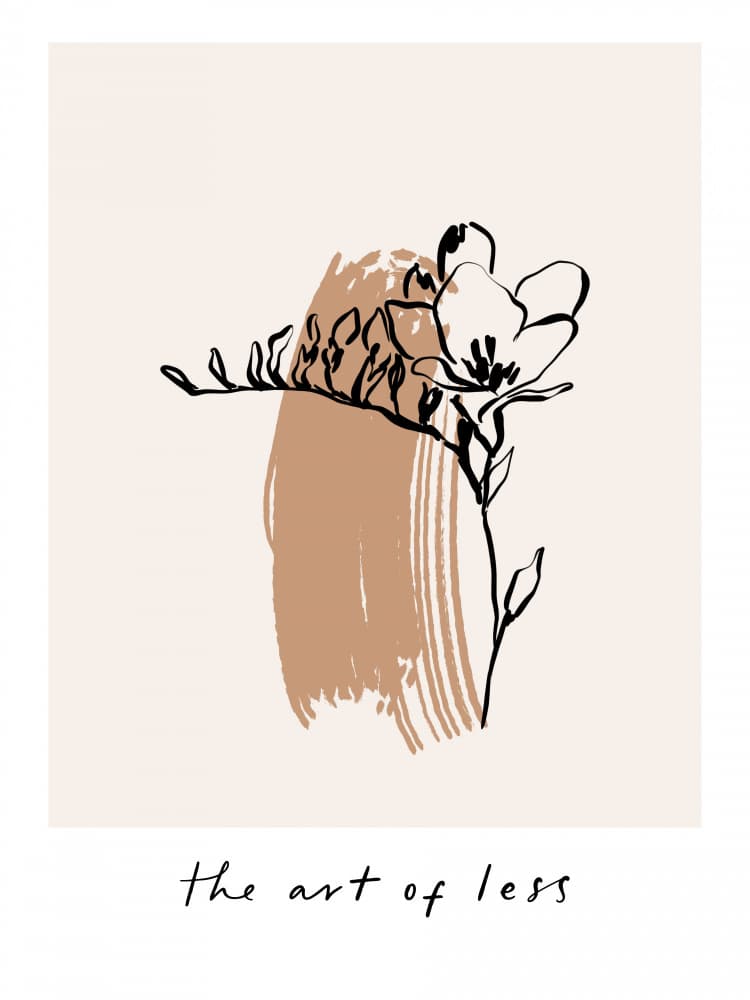 Minimalist Blossom by Treechild — canvas wall art