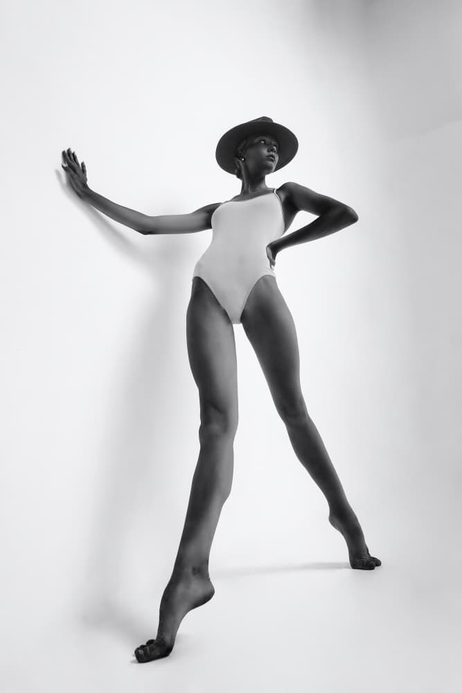 Elegant Studio Pose by Alexandr — canvas wall art