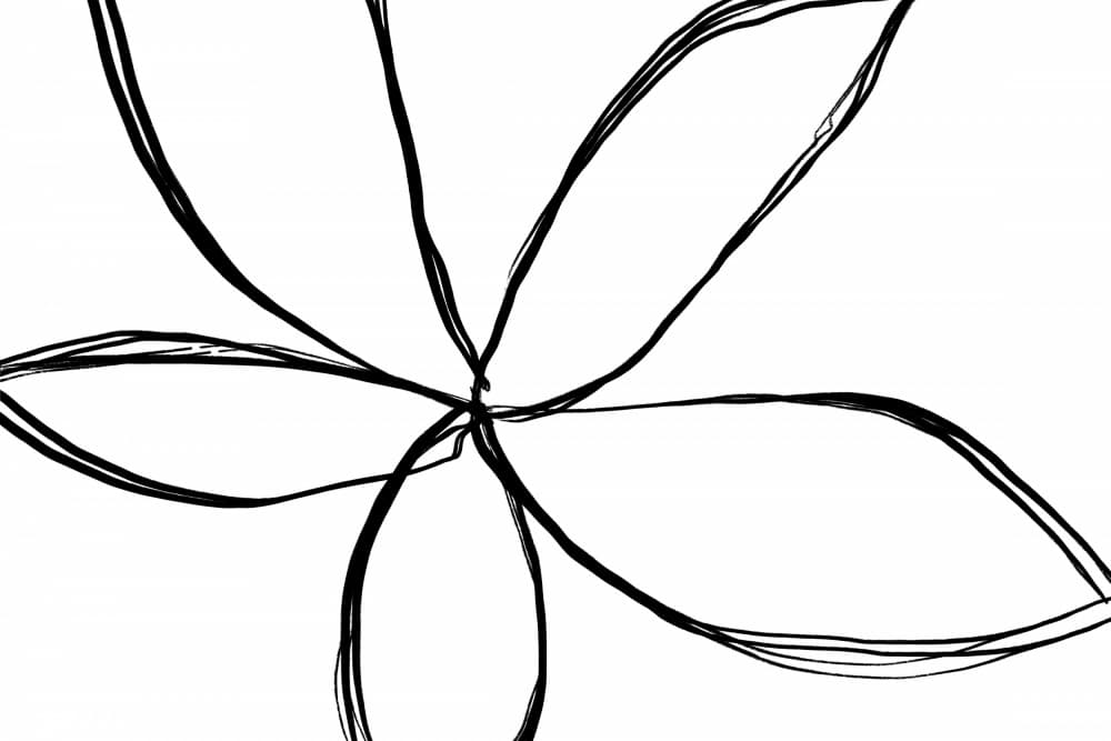 Simple Flower by uplusmestudio — canvas wall art