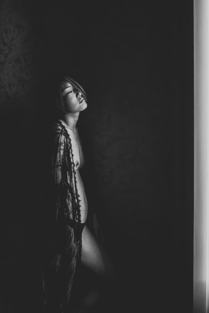 Sensual Dark Serenity by h112o1 — canvas wall art