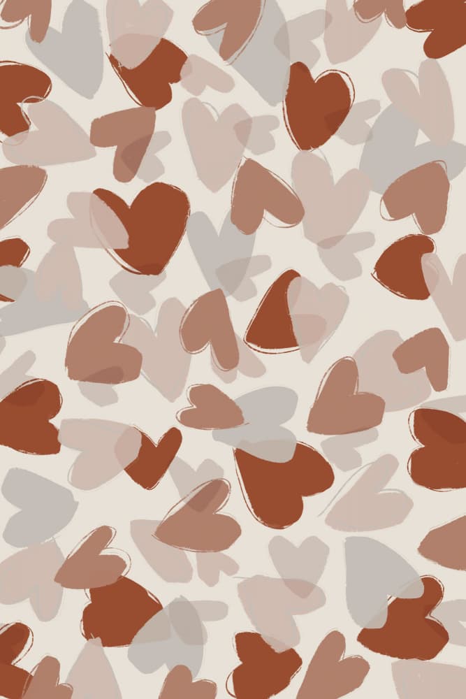 Autumn Heart Cascade by Treechild — canvas wall art