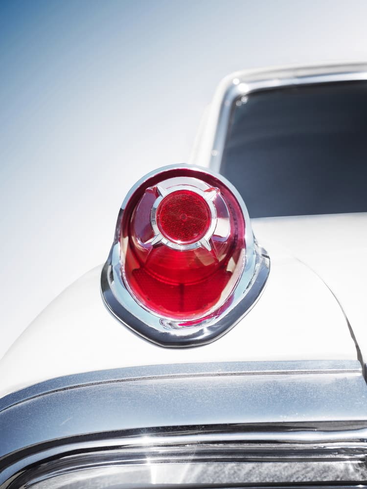 Vintage Red Taillight by Beate Gube — canvas wall art
