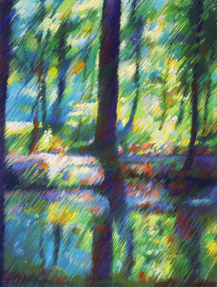 Colorful Forest Reflections by Corné Akkers — canvas wall art
