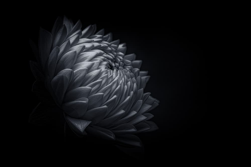 Dark Floral Elegance by Satoshi Hatsumori — canvas wall art