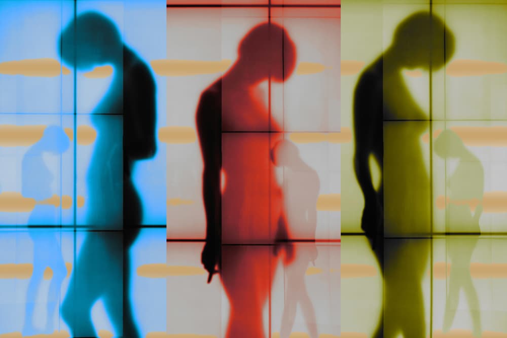 Colorful Female Silhouettes by Igor Shrayer — canvas wall art