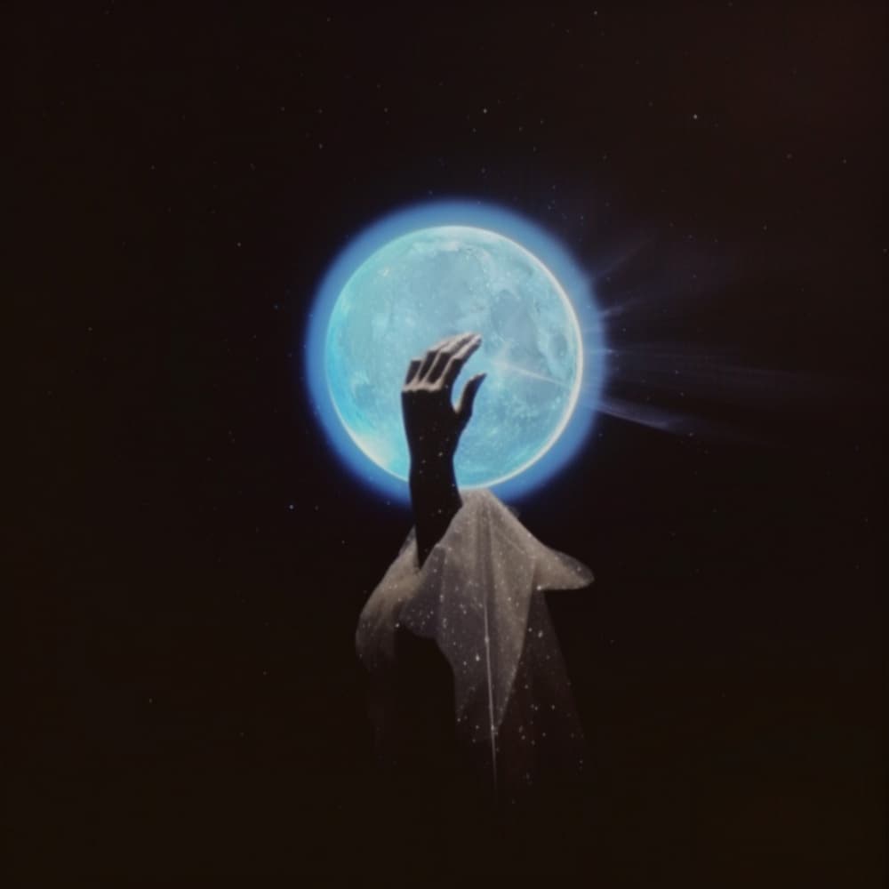 Reaching for the Blue Moon by Samantha Hearn — canvas wall art