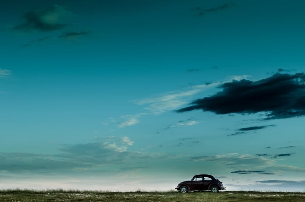 Vast Sky Vintage Car by Camilo Otero — canvas wall art