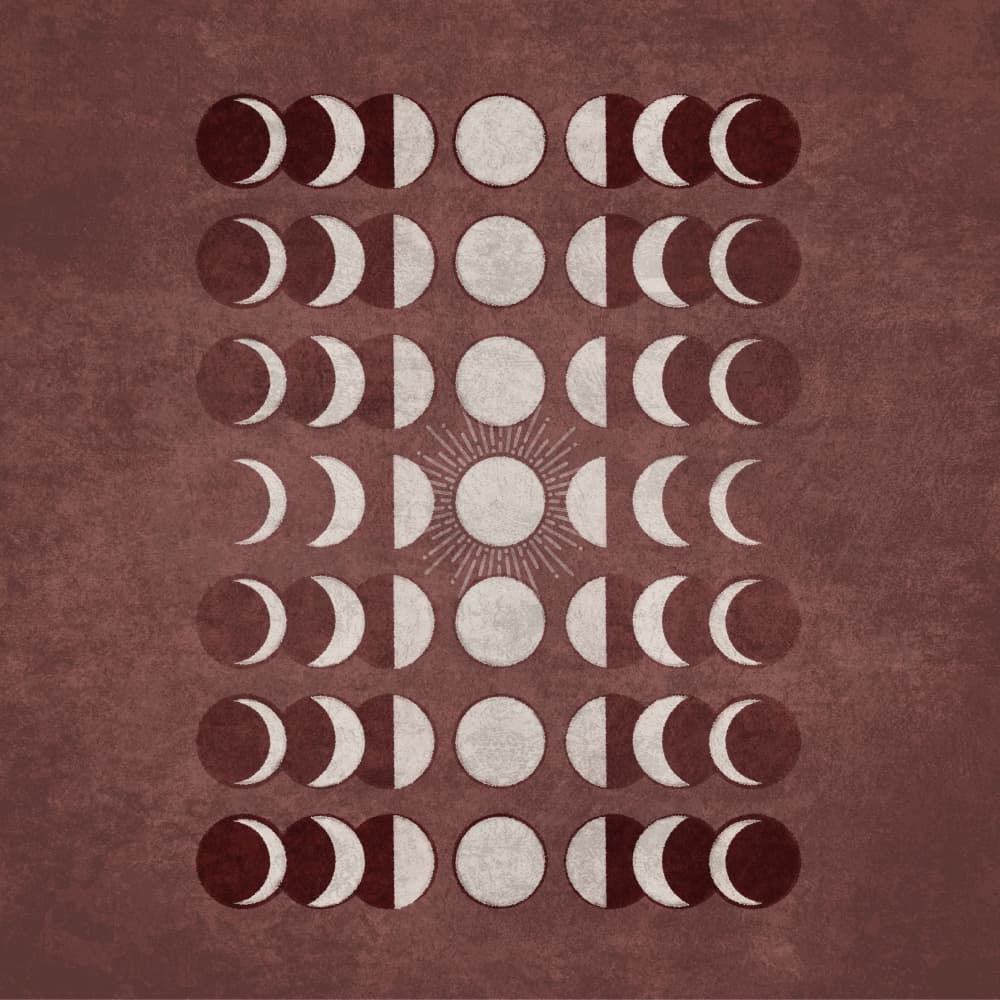 Lunar Cycle Symphony by Emel Tunaboylu — canvas wall art