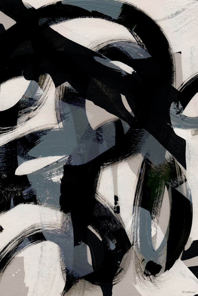 Abstract Brush Strokes 152 by Mareike Böhmer — canvas wall art