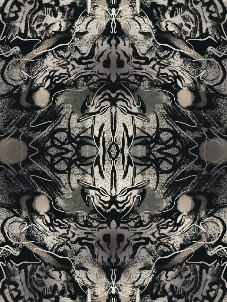 Dynamic Abstract Pattern by Little Dean — canvas wall art